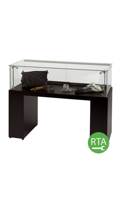 48 inch Infinity Pedestal Display Case Ready to Assemblezoom