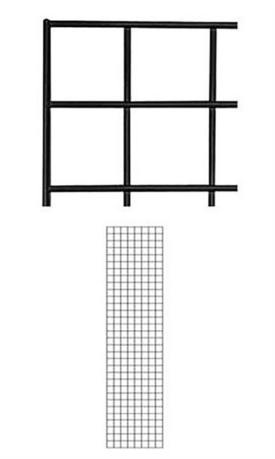 2 x 8 foot Black Wire Grid Panelzoom