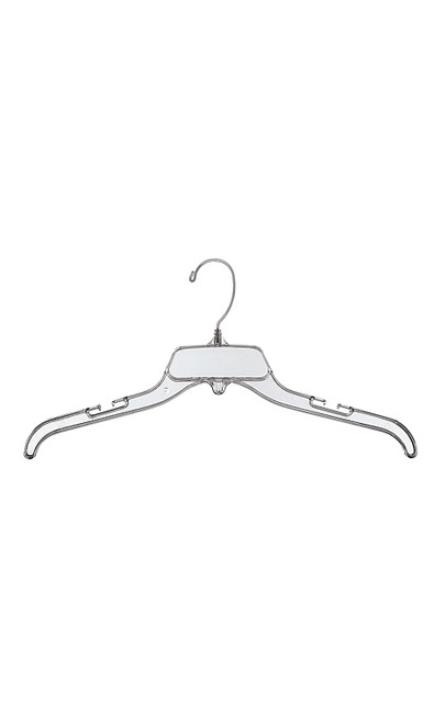 17 inch Break-Resistant Plastic Dress Hangerszoom