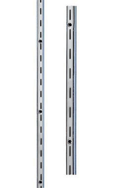 Heavy Duty 4 foot Chrome Slotted Standardzoom