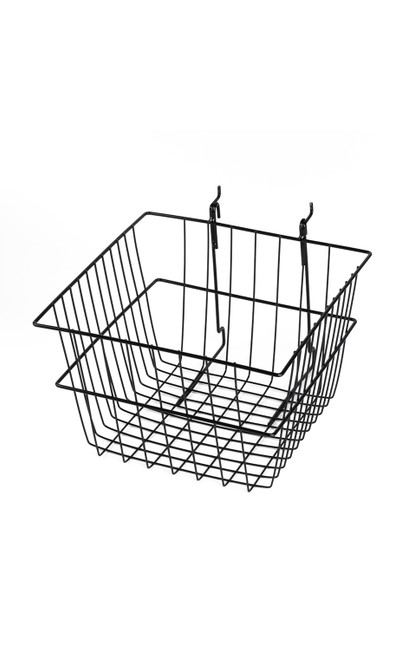 An image of the 12 x 12 x 8 inch Mini Grid Basket for Slatwall & Wire Grid