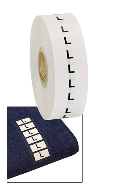 Wrap Around Clothing Size Labels - Size Lzoom