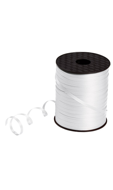 White Curling Ribbonzoom