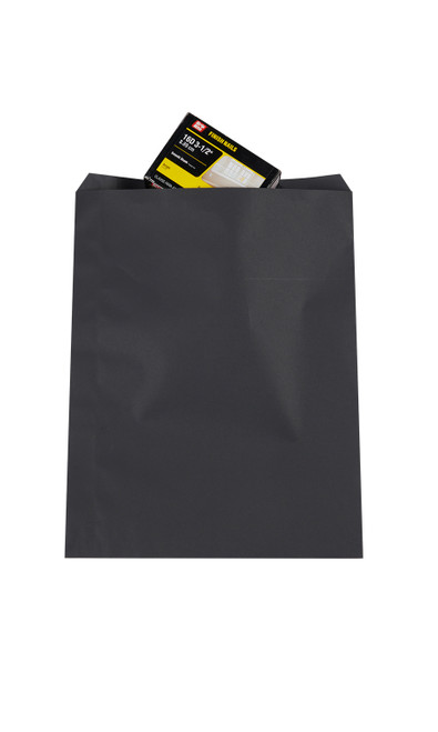 Large - Black Paper Merchandise Bags - Case of 500zoom