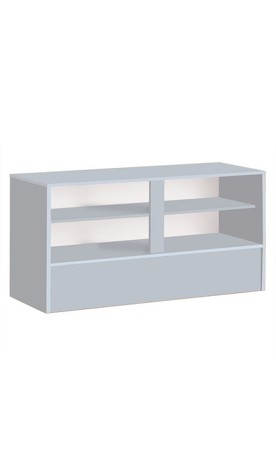 70 inch Gray Service Counter Fully Assembled