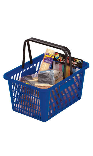 Blue Shopping Basketzoom