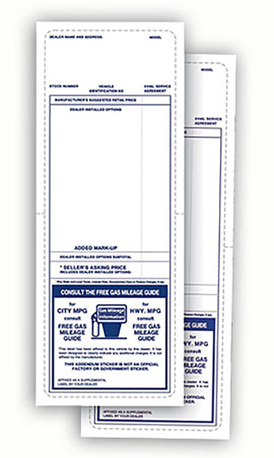 Blue Addendum Stickerzoom