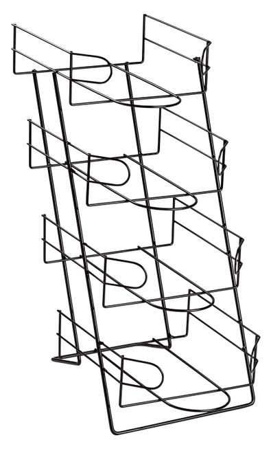 4-Tier Black Countertop Cap Displayzoom