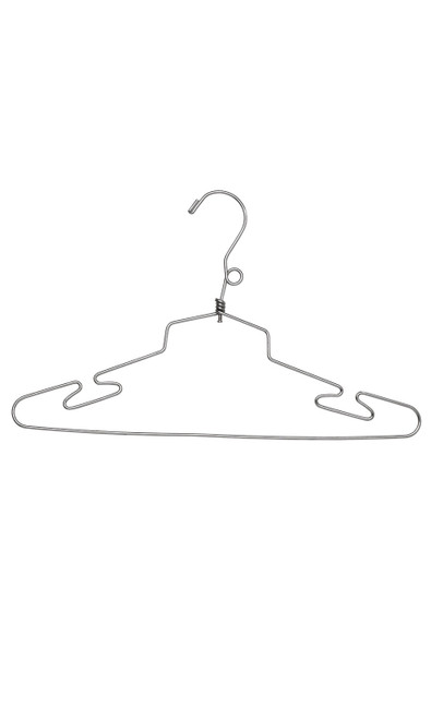 16 inch Chrome Metal Lingerie Hangerzoom