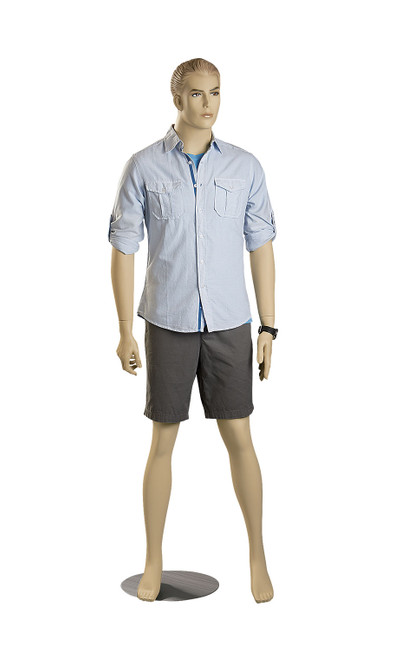 Male Caucasian Complexion Fiberglass Mannequinzoom