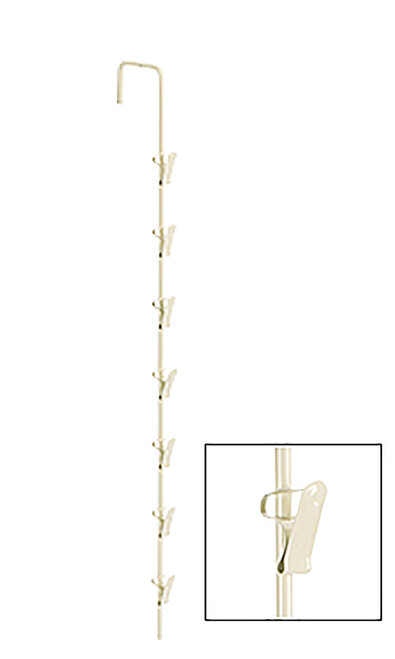 Metal Spring Clip 7 Hook Merchandiser Stripzoom