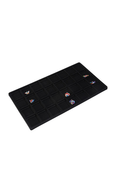32 Section Black Flocked Tray Insertszoom