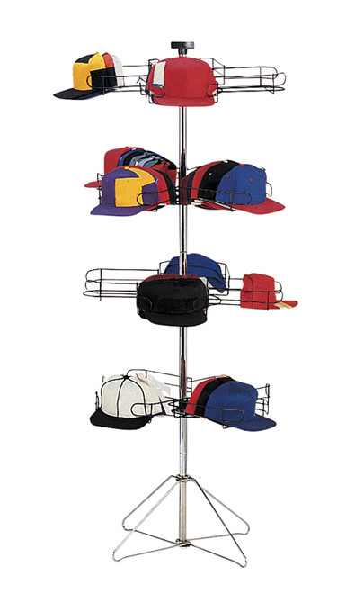 4-Tier Rotating Standing Cap Rackzoom