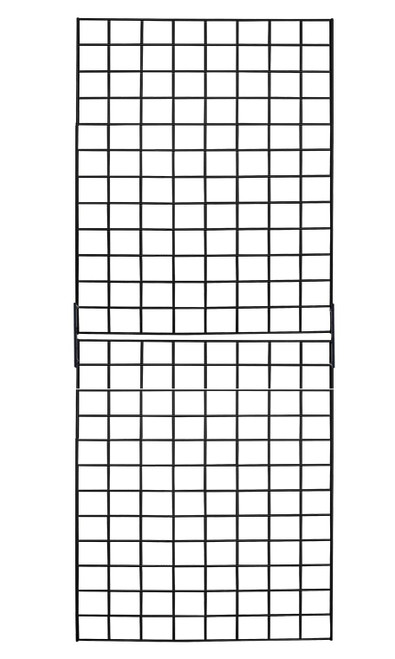 2 x 6 Black Ready to Assemble Wire Grid Panelszoom