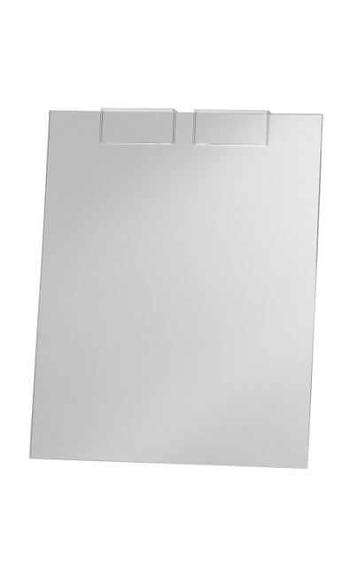8 x 10 inch Acrylic Mirror for Slatwall or Wire Gridzoom